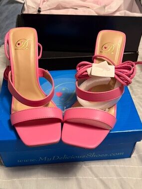 Pink Heel Sandals